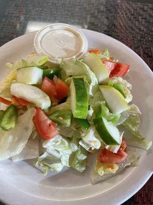 House Salad - Small with ranch dressing