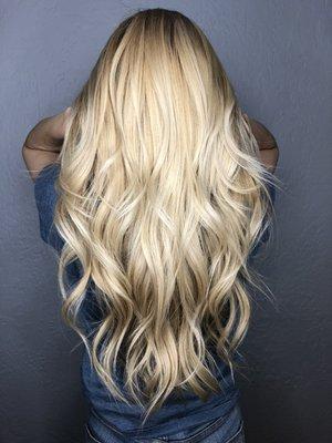 #blonde #haircolor #keune #blondehair #haircut #blowout #blowdry #beauty #longhair