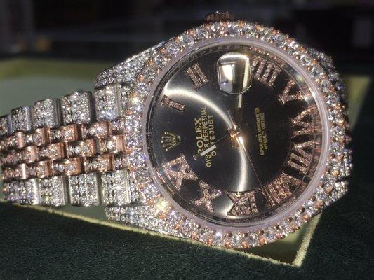 Rolex datejust II 20ctw