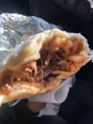 Shredded Beef Burrito