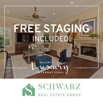 We include staging so that your home sells for more!