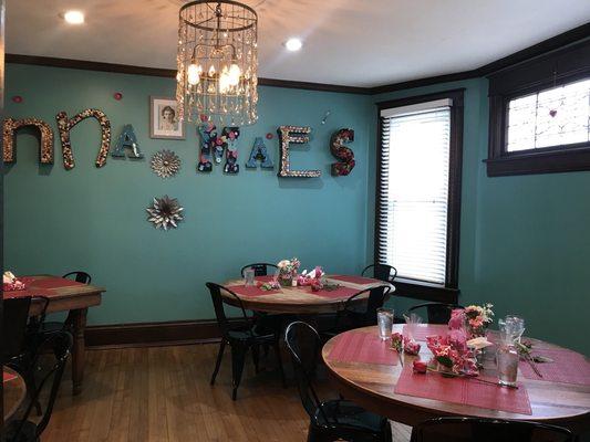 Another view of the dining area.