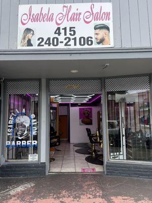 Ubicación del negocio salón y barbería