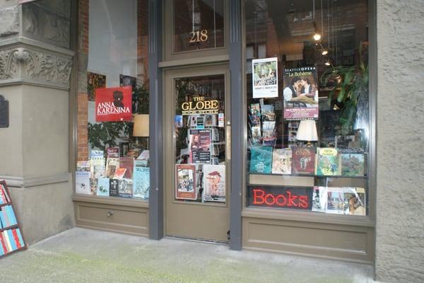 Globe Books at 218 1st Ave S in Pioneer Square