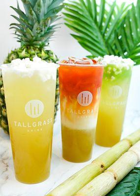 Cocoloco, O'Thai Tea and Panda Pandan made with all-natural and fresh ingredients