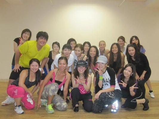 Zumba class at Chelsea Studios by DCNY