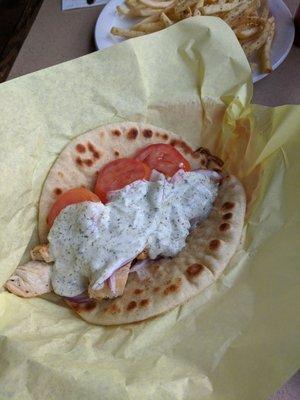 Chicken Souvlaki Pita