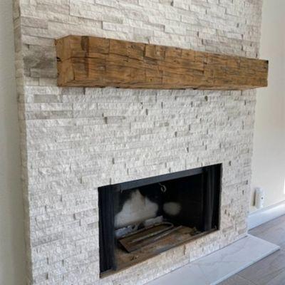 Fireplace mantle