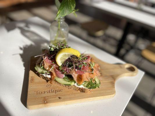 Smoked Salmon Toast