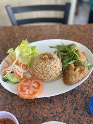 Hainan chicken rice