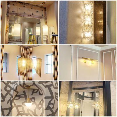 Install light fixtures