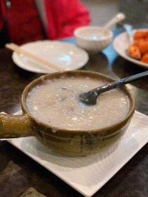 Pork Preserved Egg Congee