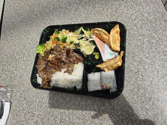 Beef bento box