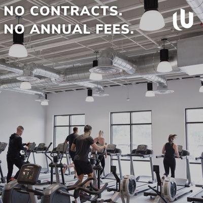 No Contracts. No Annual Fees. We're Not Your Average Gym, By Design.