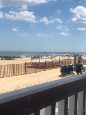 View of Beach from patio