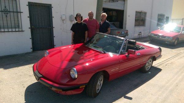 The 3 Generations of Greatness at Auto Veloce with my baby!