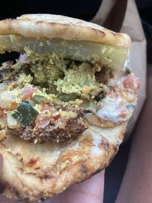 Falafel sandwich