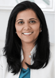 A portrait image of Dr. Jayshree Sawhney, the CEO of NJ Dental Arts Group.