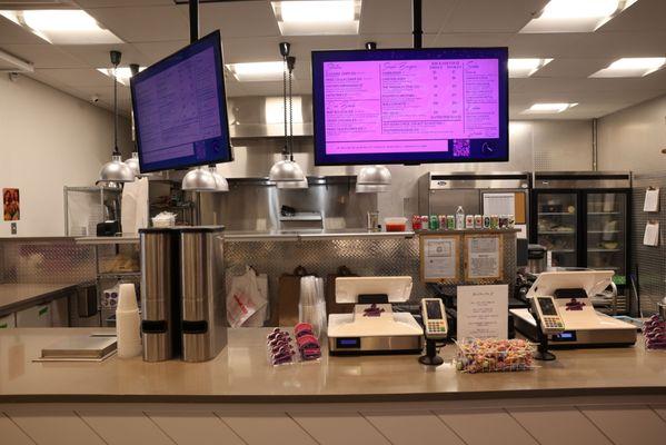 Kitchen and counter