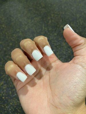 White acrylic full set