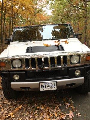 Washington limo service at Manassas Battlefield