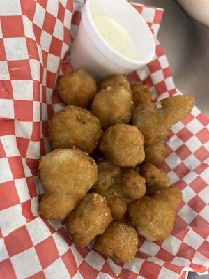 Fried mushrooms