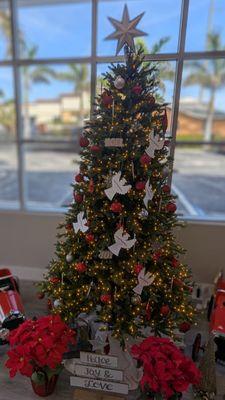 Let's fill this holiday season with kindness! Our Giving Tree is waiting for you to pick an angel and return with a gift...