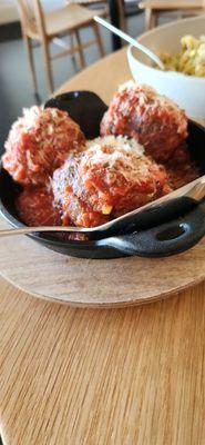 Huge meatballs