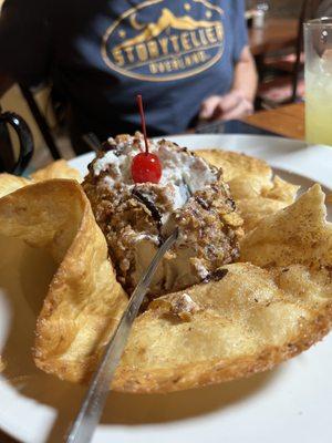 Fried Ice Cream make me HAPPY