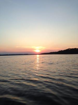 Sunset on Buggs Island Lake