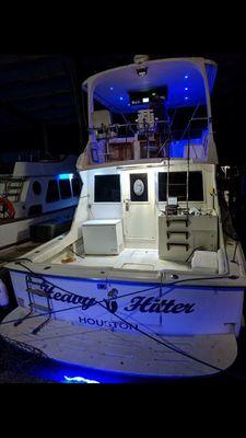 46ft Hatteras charter boat