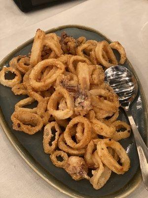 Calamari appetizer