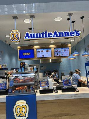 Auntie Anne's Store Front, Southland Mall, Hayward, CA.