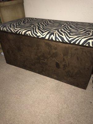 Custom made ottoman