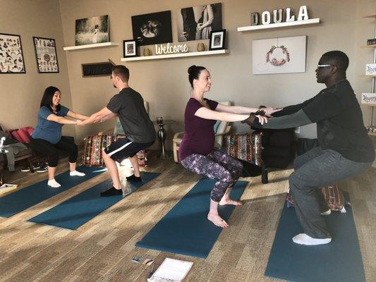 Partner Prenatal Yoga