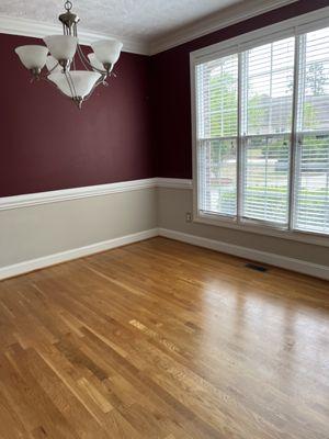 Clean hardwood floors