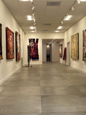 Inside main gallery area