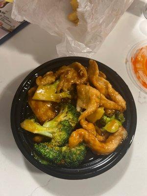 Chicken w/broccoli