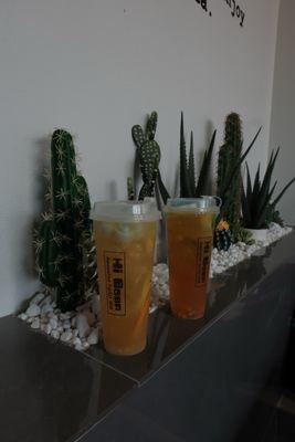 F1. Hawaii Fruit Tea, and F9. Tropical Mango