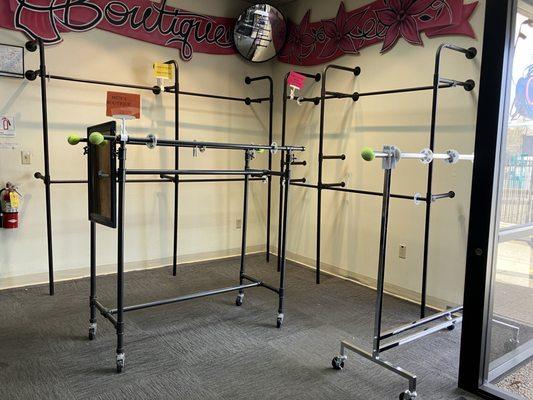 Empty Boutique racks!!