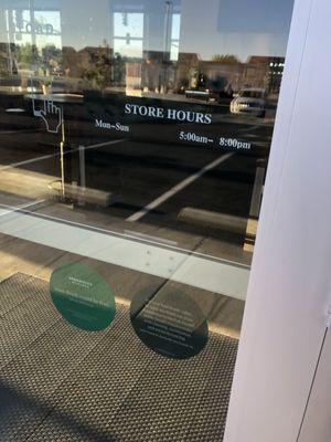 Store hours