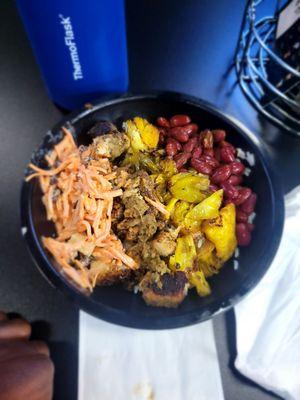 Jerk chicken bowl