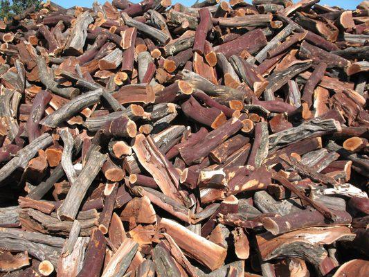 Premium hardwood: Oak Manzanita Madrone, etc Always Dry Seasoned for your maximum Enjoyment