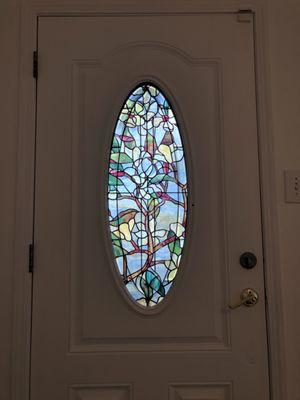 Faux Stained Glass application