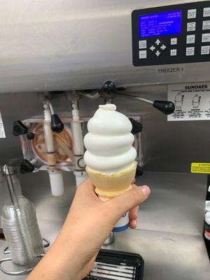 My first ice cream cone