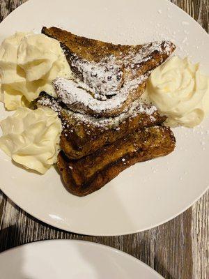 Creme brûlée French toast