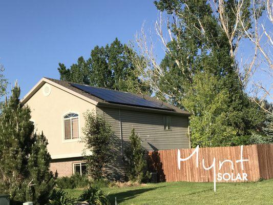 Congrats to the homeowners for going solar in Roy Utah!