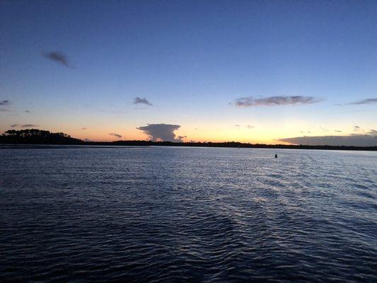 View from the boat !