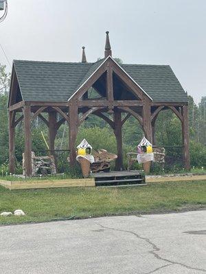 Outside seating