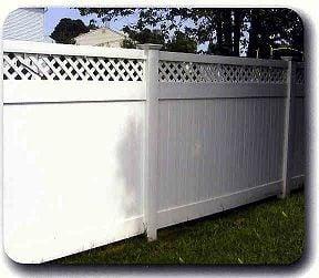 Vinyl Fence Lattice Top